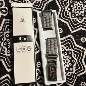 Paracord smartwatch replacement band